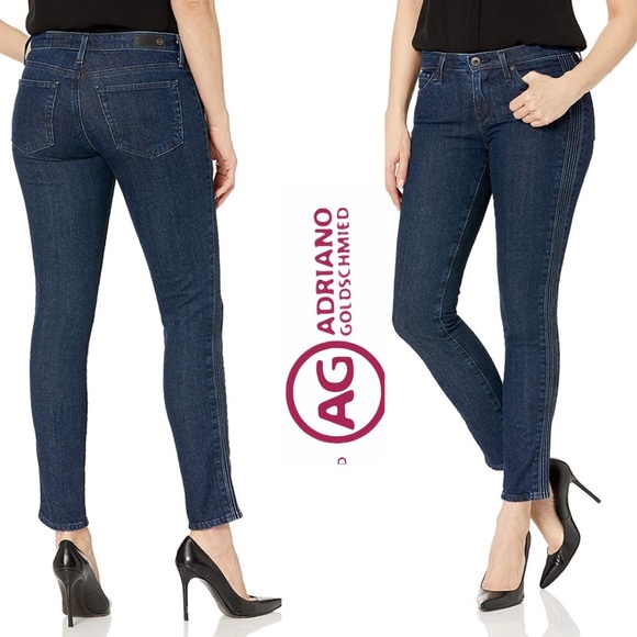 Ag Adriano Goldschmied Denim - Ag Goldschmied The Prima Ankle Pintucked Jeans
